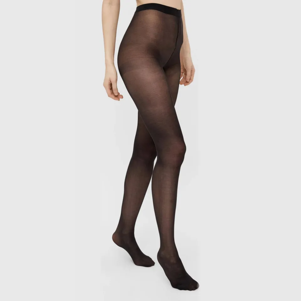 Pieces Nikoline panty 20 denier zwart 2-pack, foto 3