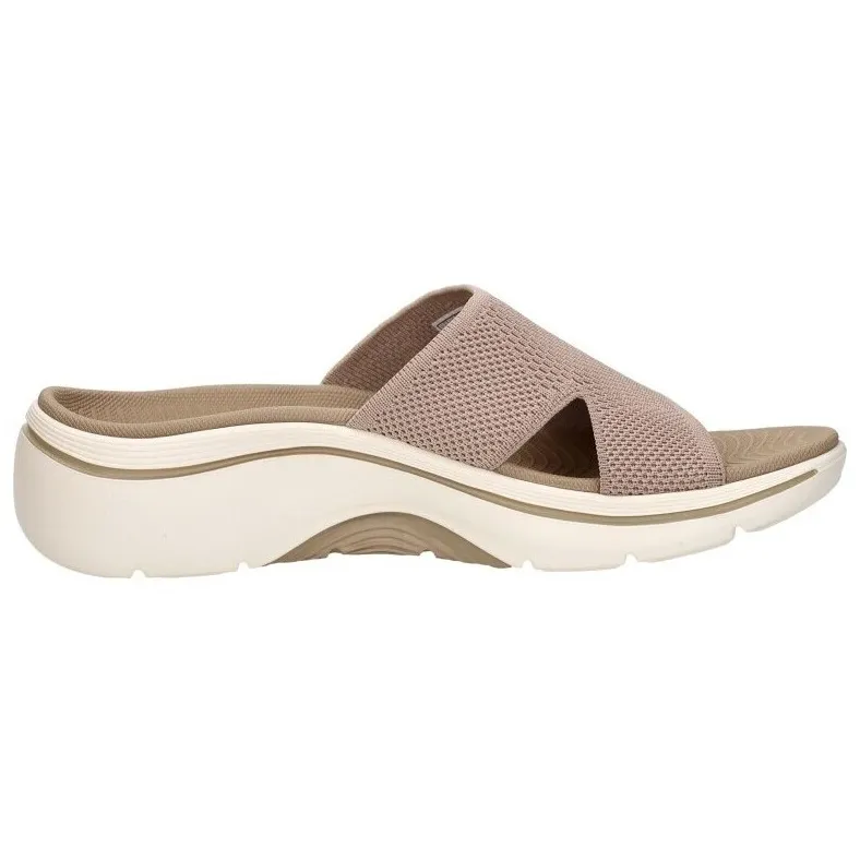 Skechers Go Walk Arch Fit 2.0 slipper beige