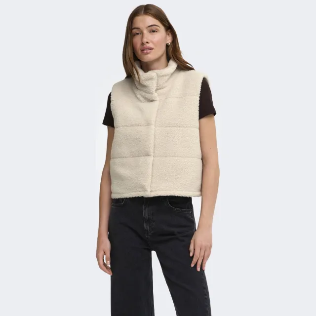 Only gilet ONLSANDRA beige