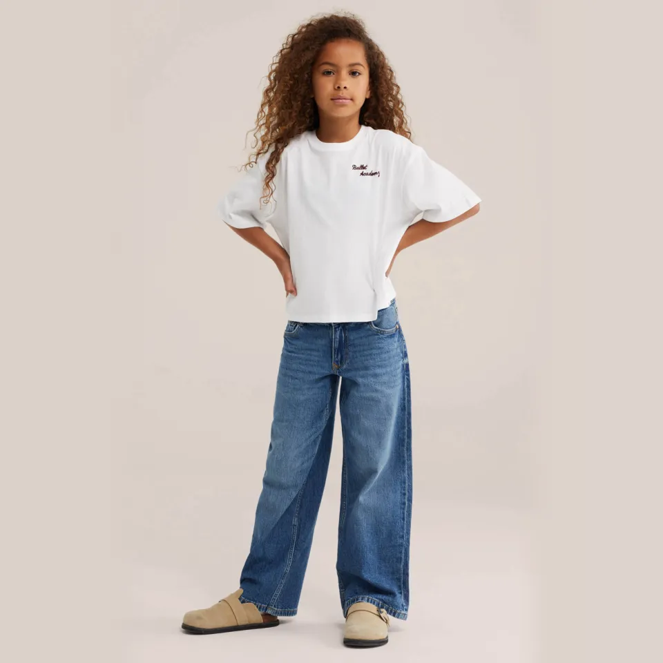 WE Fashion T-shirt met backprint wit, foto 4