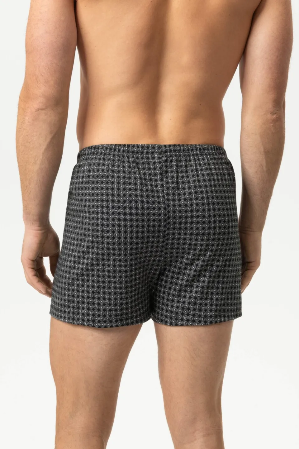Mey Boxershort Serie Round Grid Zwart, foto 3