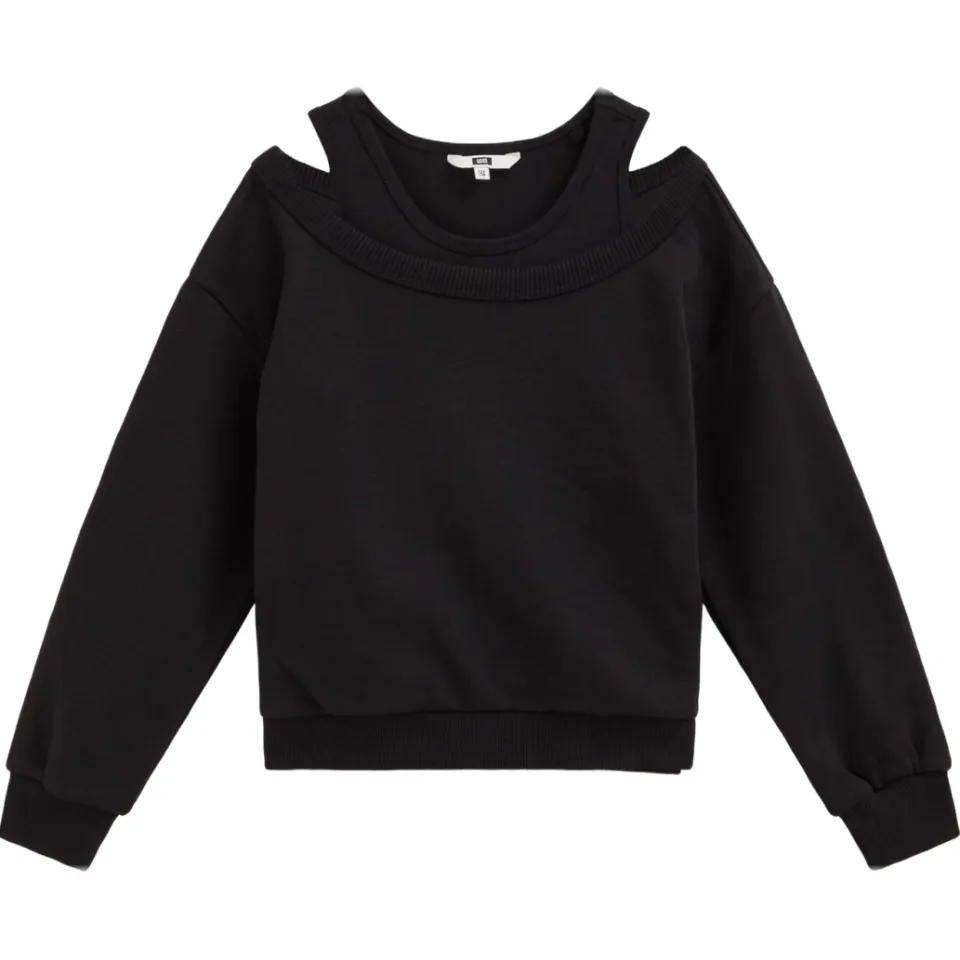 WE Fashion gemêleerde sweater - zwart, foto 2
