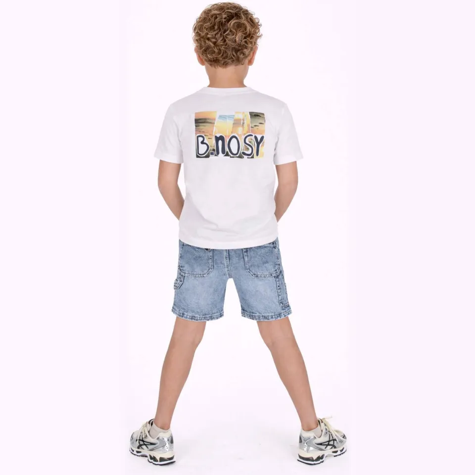 B.Nosy T-shirt wit met print, foto 4