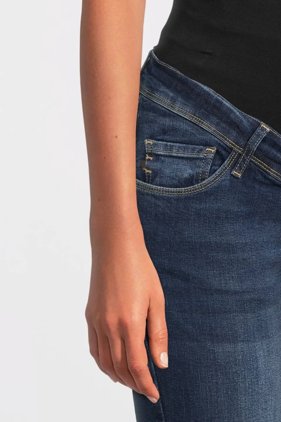 LOVE2WAIT skinny fit zwangerschaps jeans Sophia 32' Stonewashed, foto 7