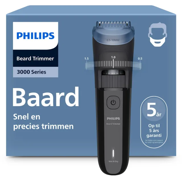 Philips Baardtrimmer Series 3000 - BT3620/15