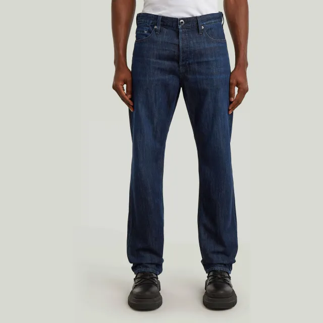 G-Star Dakota Regular straight leg jeans worn in midnight