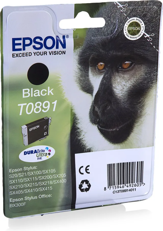 Epson T08914010 (Aap) Zwart