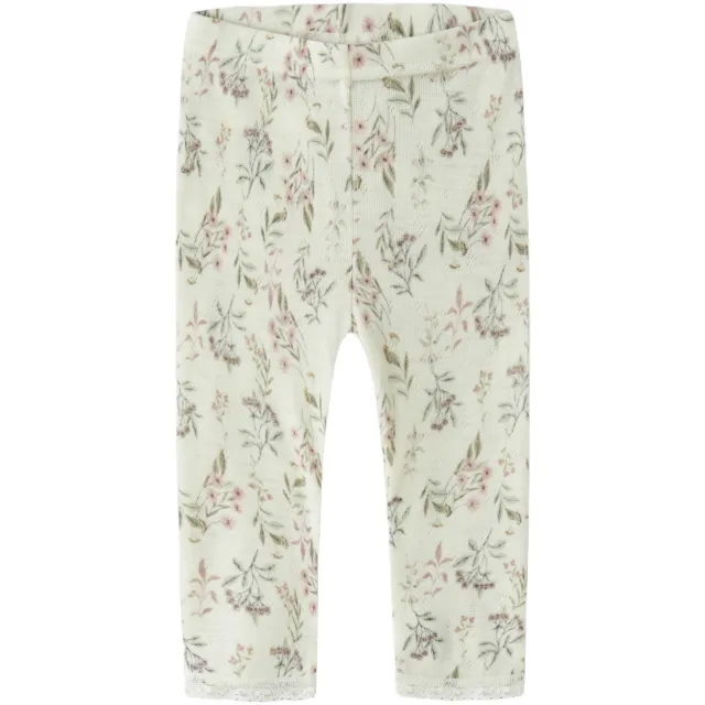 NAME IT BABY slim gebloemde legging wit, foto 2