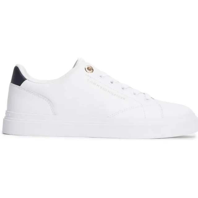 Tommy Hilfiger leren sneakers wit