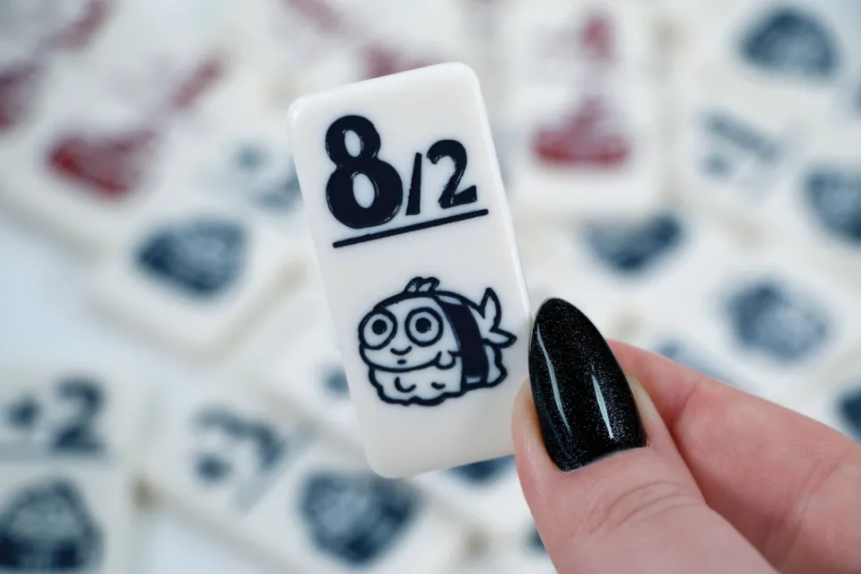 999 Games Geharrewar in de Sushibar Junior dobbelspel, foto 6