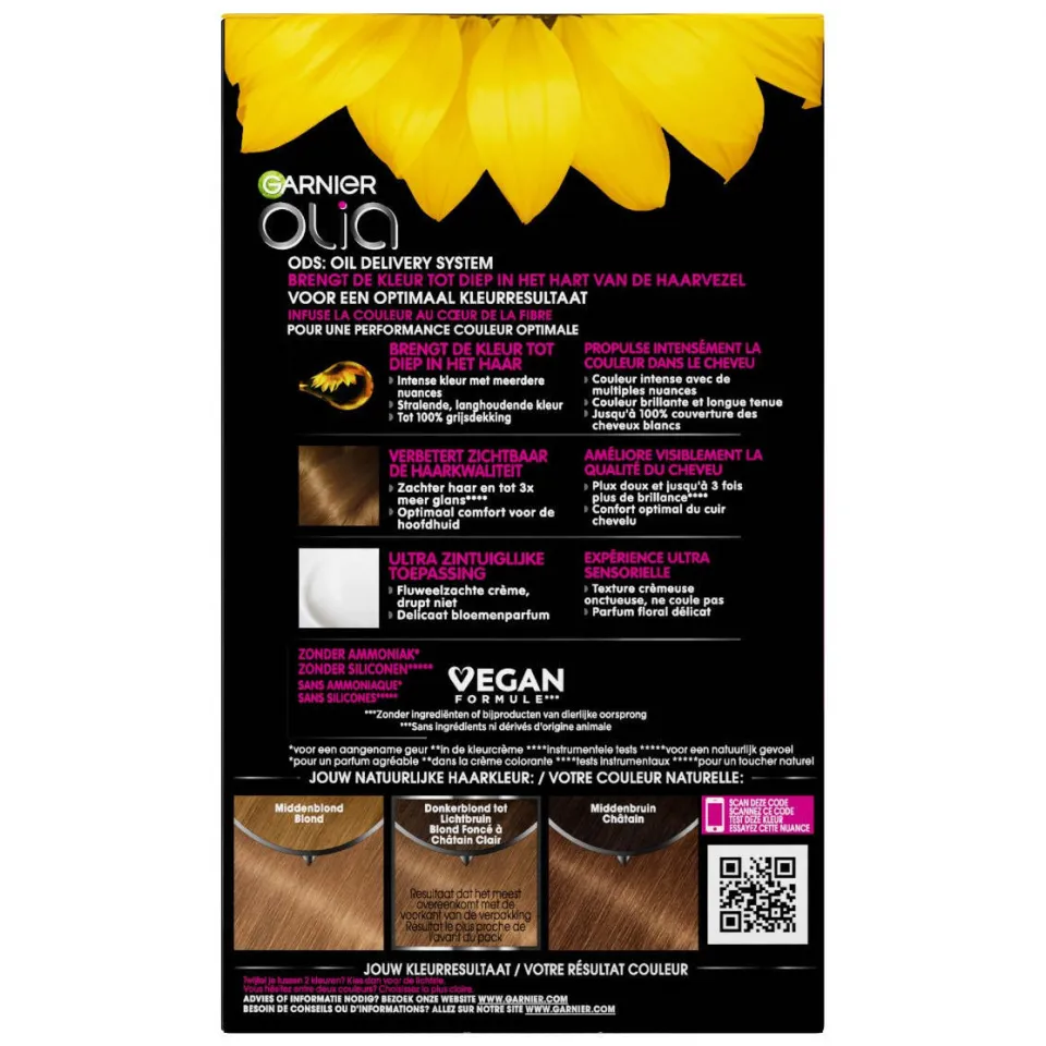 Garnier Olia 7.0 middenblond haarkleuring, foto 3