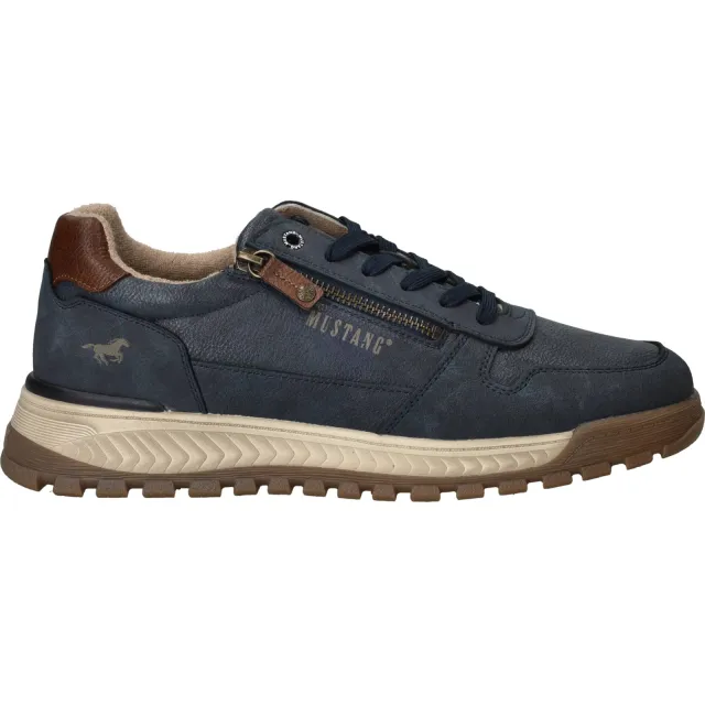 Mustang Veterschoenen Heren Blauw
