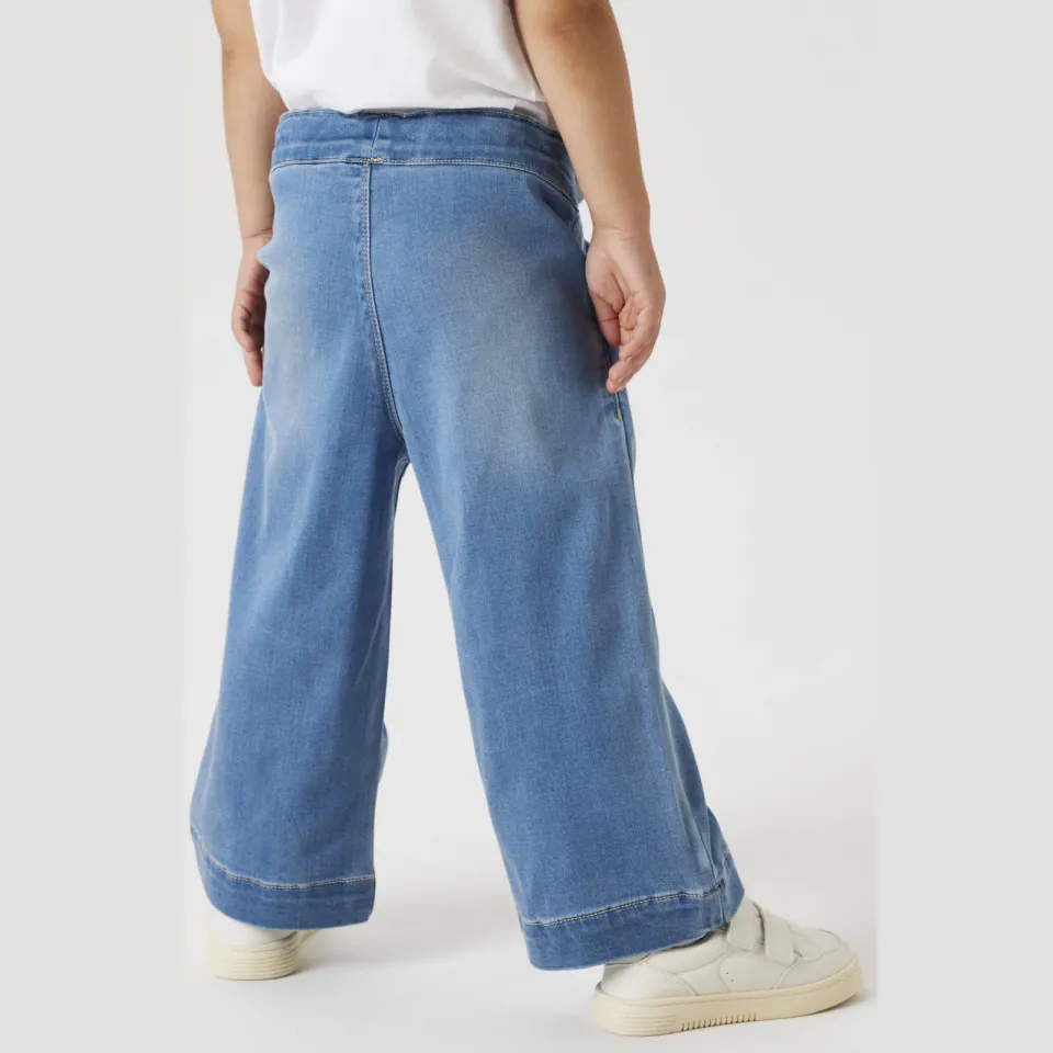NAME IT MINI wide leg jeans NMFBELLA medium blue denim, foto 4