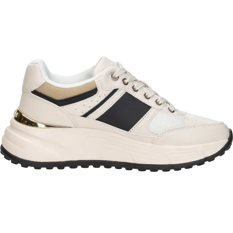 Guess Fonzi lage sneaker gebroken wit