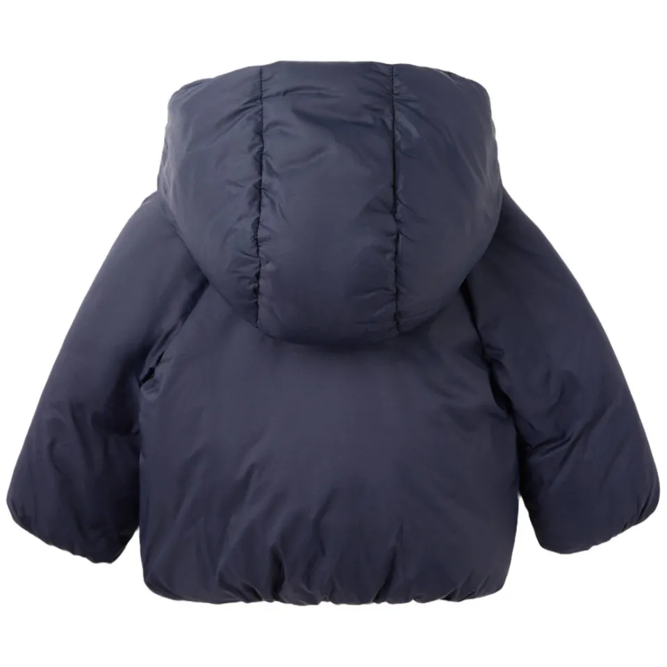 Mango Kids gewatteerde winterjas marineblauw, foto 2