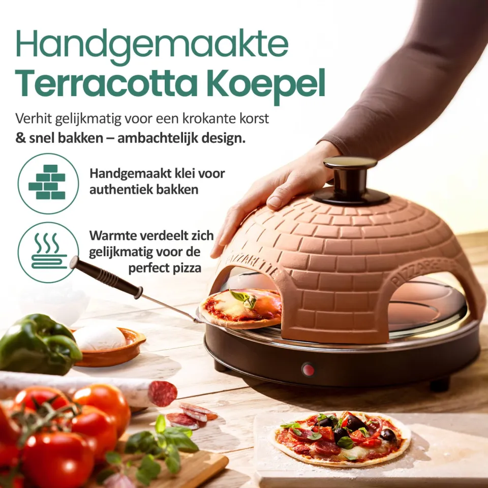 Emerio Originele Pizzarette pizzamaker zwart, foto 6