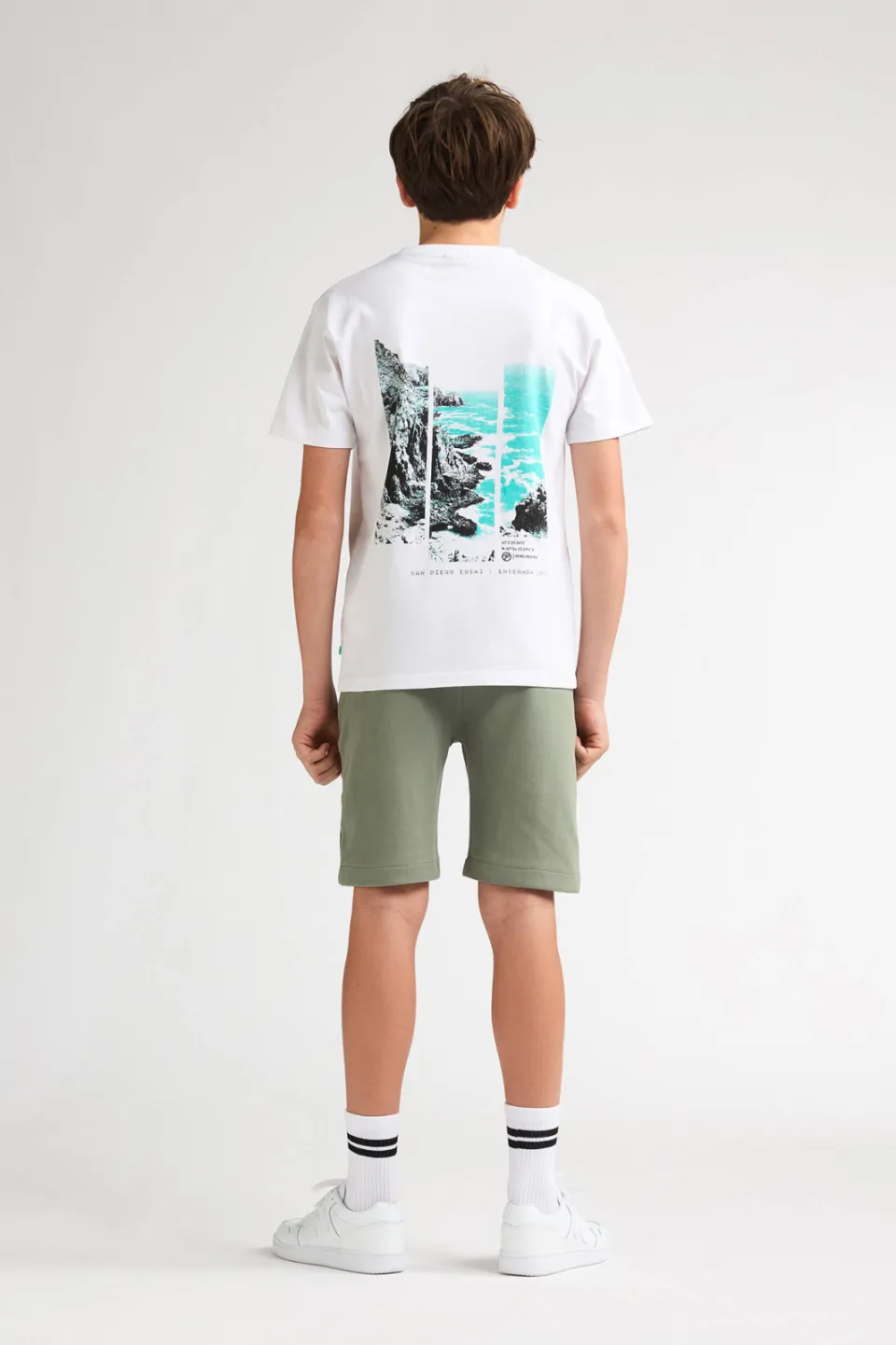 Petrol Industries T-shirt met backprint wit, foto 4