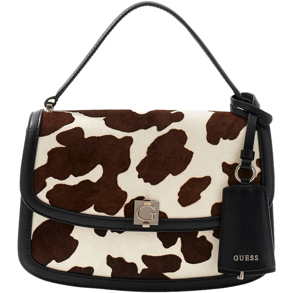 Guess Audrey crossbody tas bruin wit