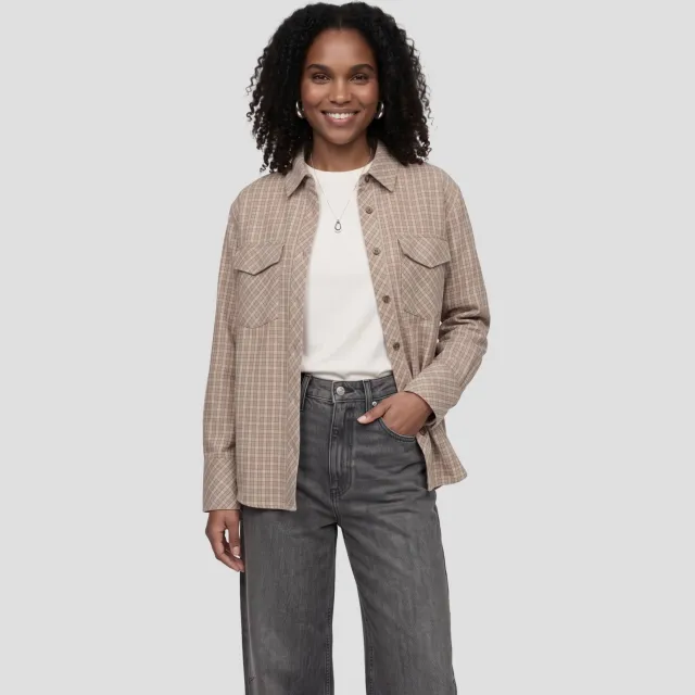 Notre-V Nv-isabe blouse check beige
