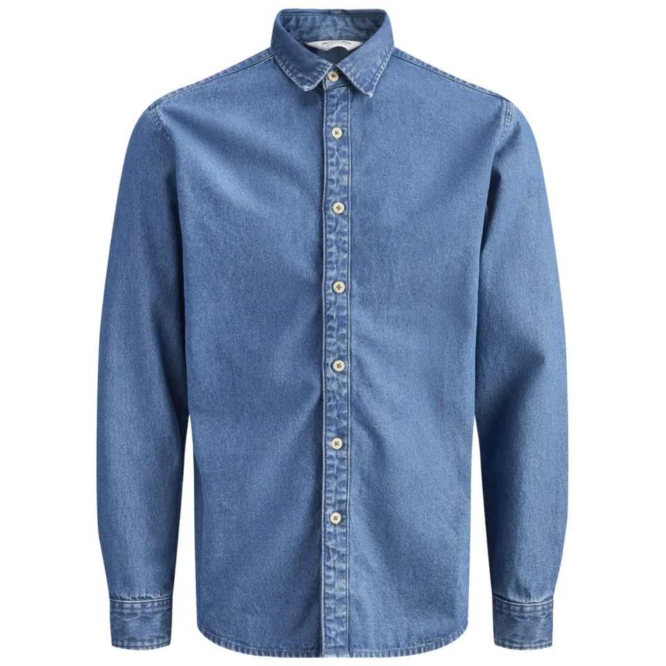 Jack & Jones JUNIOR denim overhemd medium blue denim, foto 2