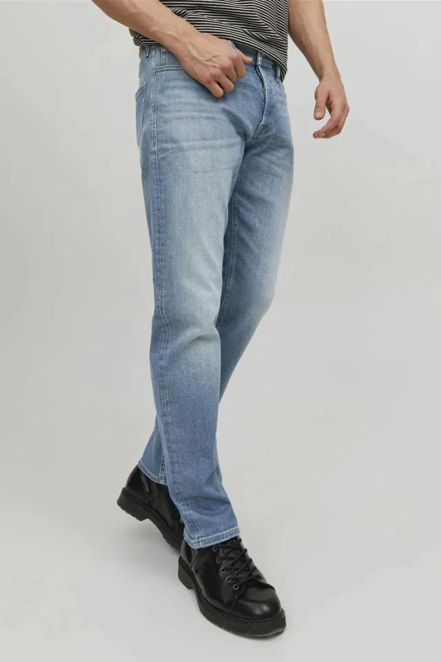 Jack & Jones JEANS INTELLIGENCE tapered jeans - blue denim