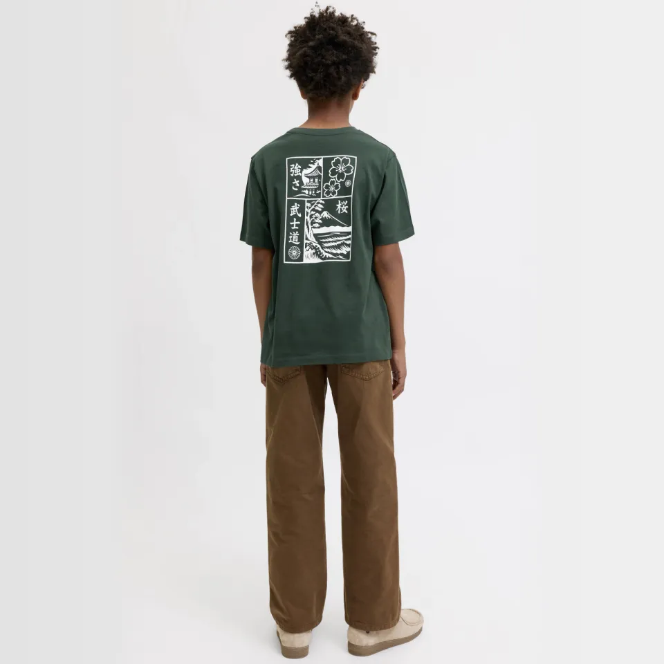 Jack & Jones Junior rechtvallend T-shirt groen, foto 5