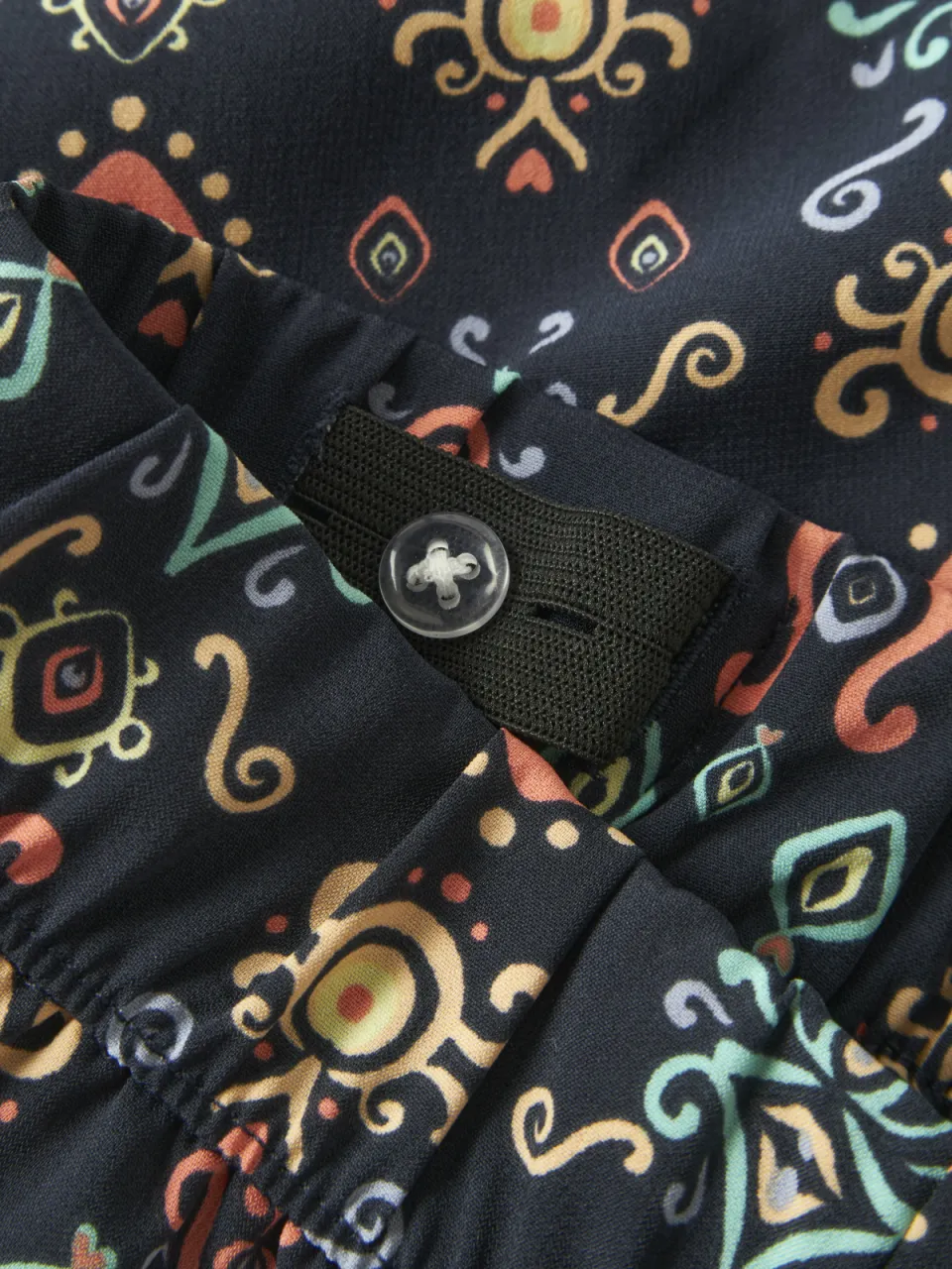 NAME IT NKFVINAYA korte broek met bloemenprint donkerblauw donkerblauw/multicolor, foto 4