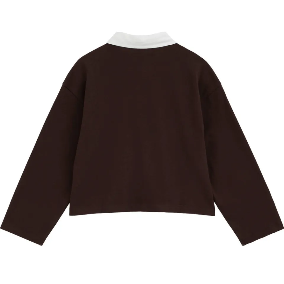 WE Fashion polo - donkerbruin, foto 3