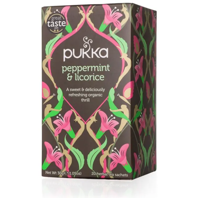 Pukka Peppermint & Licorice thee