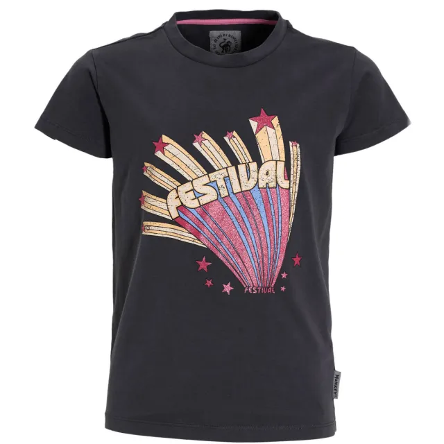 Me & My Monkey regular t-shirt Chloe antraciet