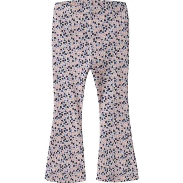 NAME IT MINI flared legging lichtroze Lichtroze/donkerblauw