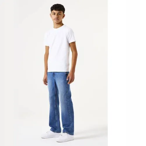 Garcia straight leg jeans medium blue denim, foto 3