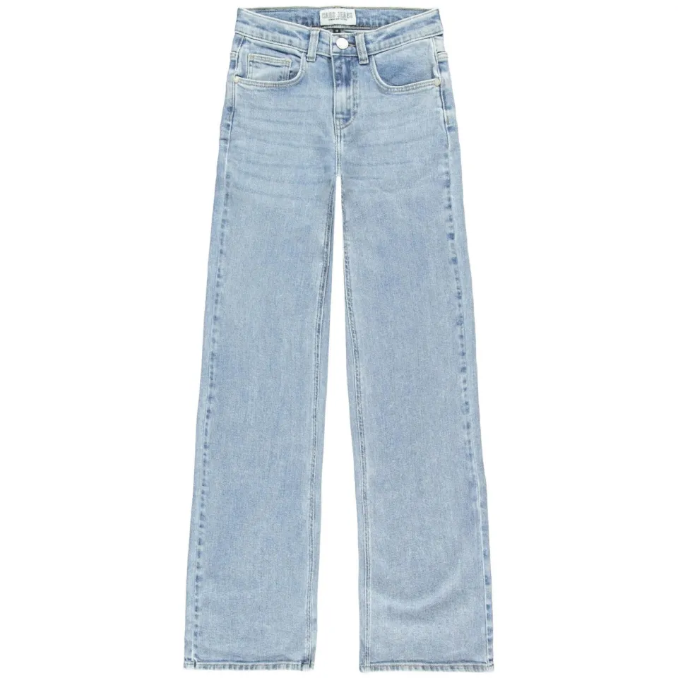 Cars straight jeans high waist light blue denim, foto 3