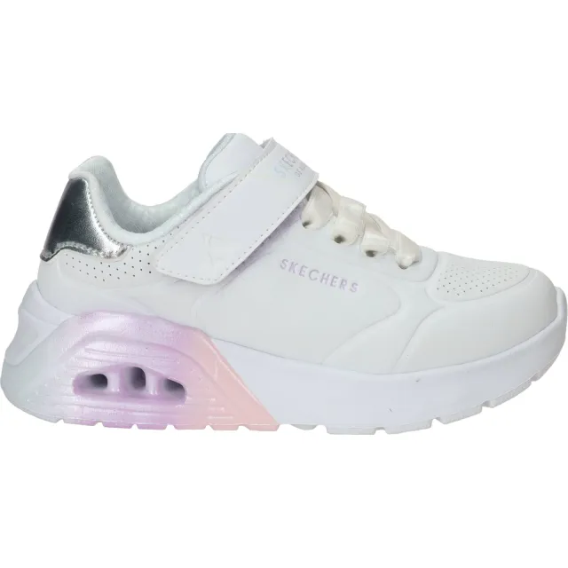 Skechers Uno Lite 2.0 Vivid Metallic sneaker wit