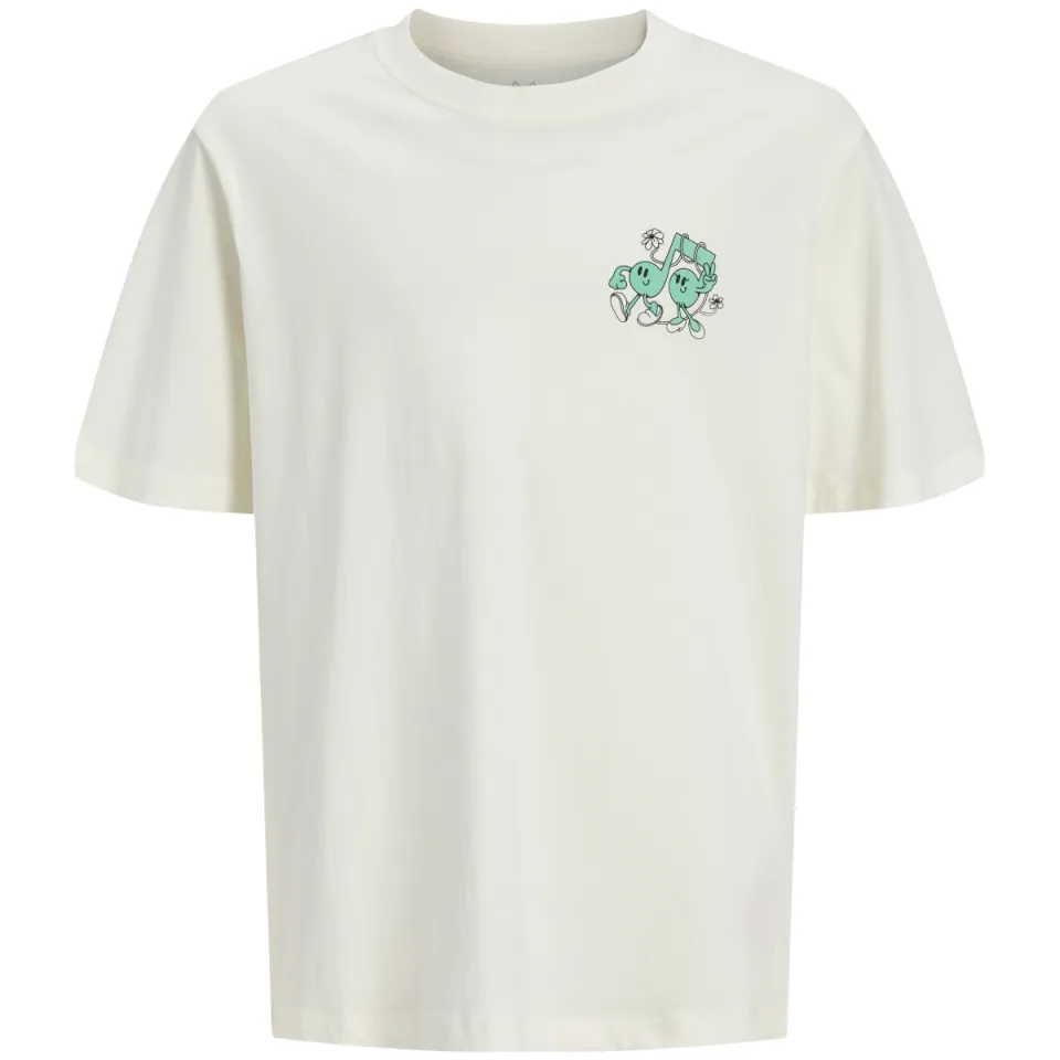Jack & Jones T-shirt met backprint gebroken wit, foto 2