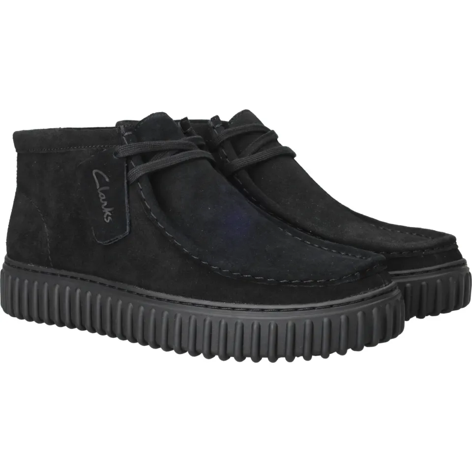 Clarks Torhill Hi zwarte suède veterboot, foto 5