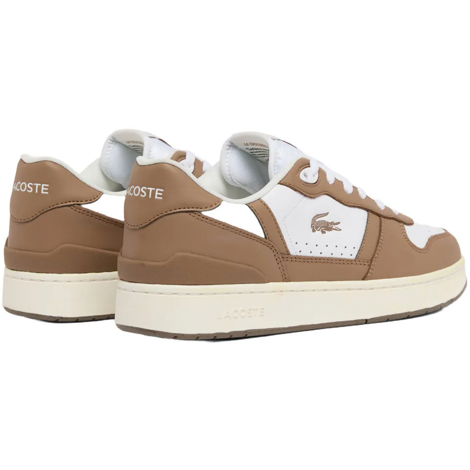 Lacoste sneakers - wit/bruin, foto 5