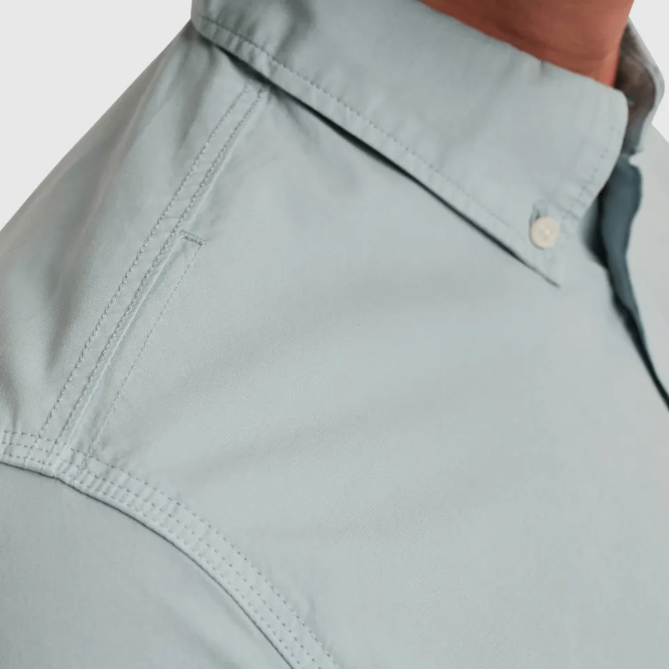 PME Legend regular casual overhemd AMERICAN CLASSIC lichtblauw chambray blue, foto 4