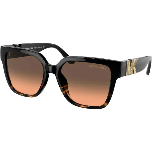 MICHAEL Michael Kors KARLIE 0MK2170U zonnebril tortoise print zwart Multicolour