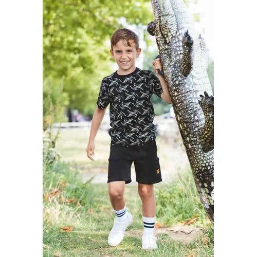 TYGO & vito jersey t-shirt zwart all-over print, foto 3