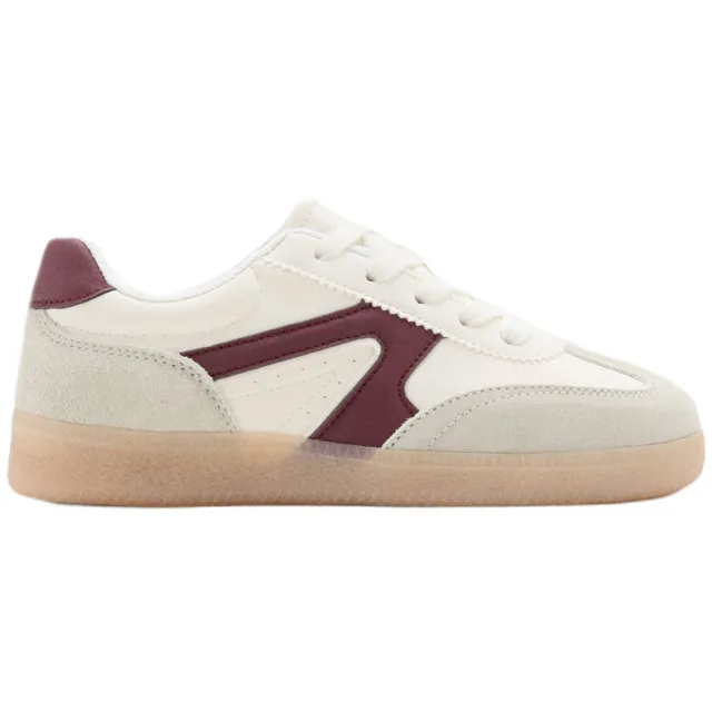 Mango Kids sneakers - beige/donkerrood