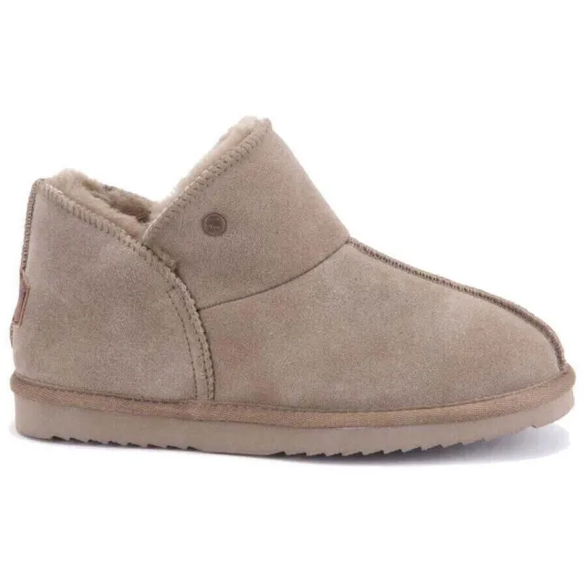 Warmbat Willow enkellaarsjes beige Groen