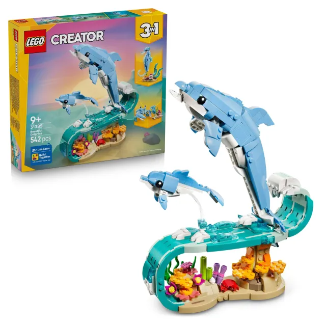 Lego Creator Zeedieren: prachtige dolfijnen 31385