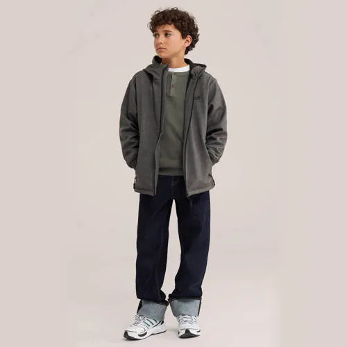 WE Fashion softshell jas antraciet, foto 3