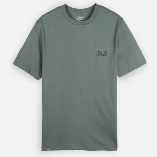 Oxbow T-shirt Korte Mouw Oxbow T-shirt met korte mouwen SNAP Olijfgroen/Turkoois