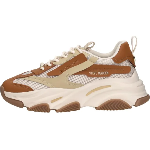 Steve Madden Possession-E lage sneakers cognac, foto 2