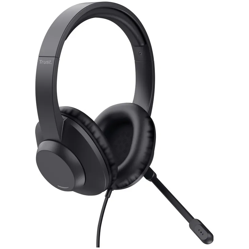 Trust Ayda Max headset zwart, foto 2