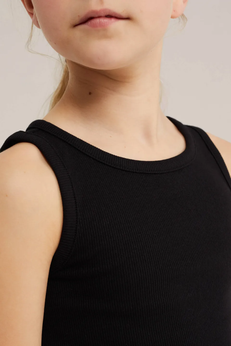 WE Fashion ribgebreide top zwart, foto 5