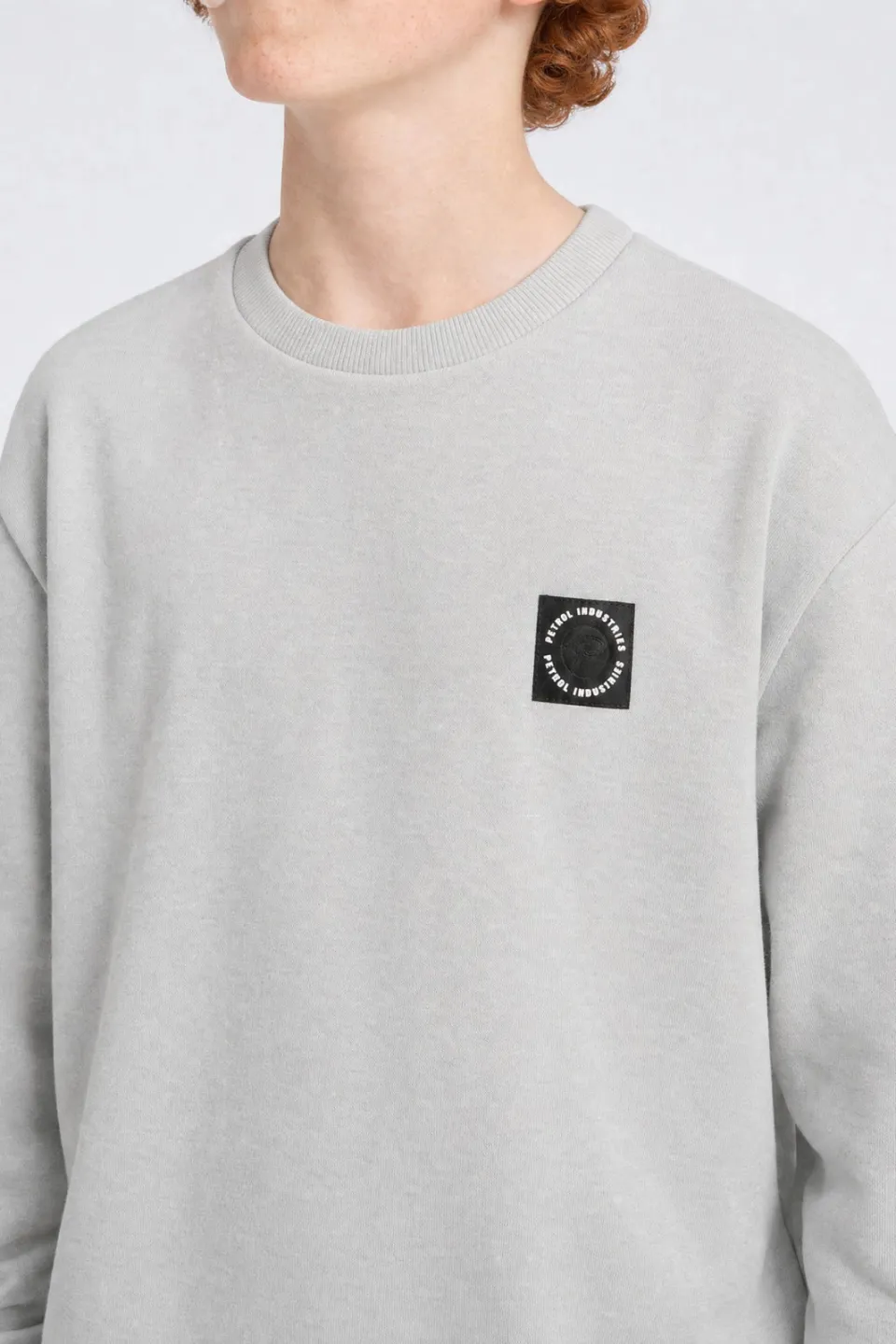 Petrol Industries sweater met logo - lichtgrijs, foto 5