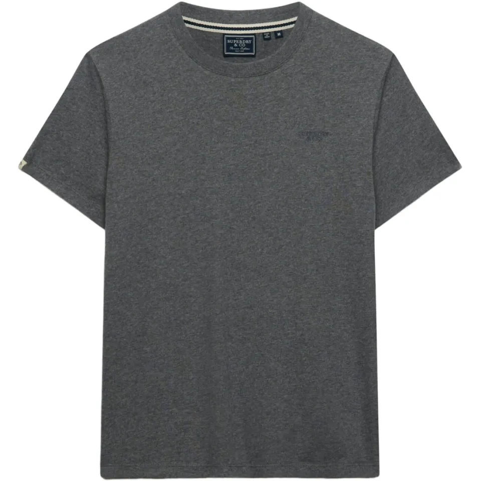 Superdry slim fit gemêleerd T-shirt - grijs/steengrijs, foto 2